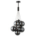 ET2 - E25087-142BK - LED Pendant - Burst - Black