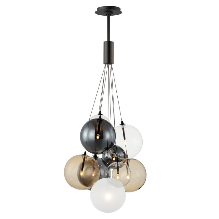 ET2 - E25087-148BK - LED Pendant - Burst - Black