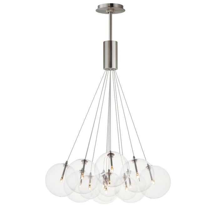 ET2 - E25089-18SN - LED Pendant - Burst - Satin Nickel