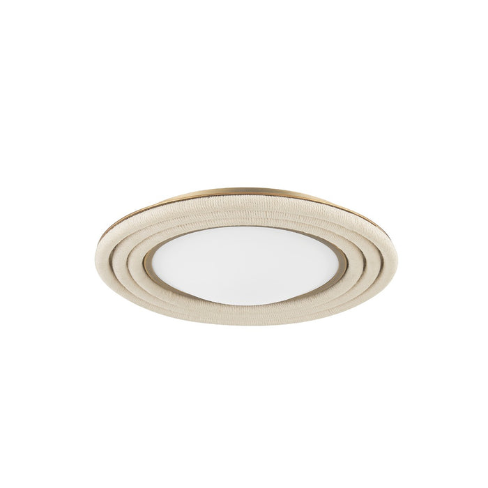 Troy Lighting - C8910-PBR - LED Flush Mount - Zion - Patina Brass