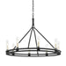 Troy Lighting - F6233-TBK - Eight Light Outdoor Chandelier - Sutton - Textured Black