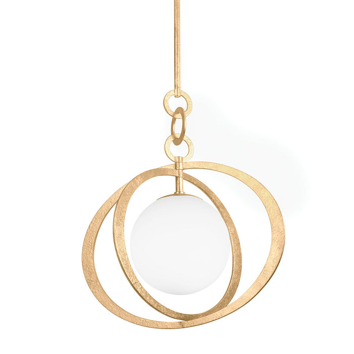 Troy Lighting - F7922-VGL - One Light Pendant - Olancha - Vintage Gold Leaf