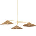 Troy Lighting - F8772-VGL - Three Light Chandelier - Valier - Vintage Gold Leaf