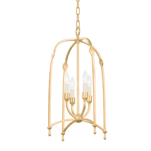 Troy Lighting - F8815-VGL - Four Light Lantern - Rhett - Vintage Gold Leaf