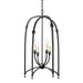 Troy Lighting - F8821-BI - Four Light Lantern - Rhett - Black Iron