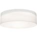 AFX Lighting - ANF3044MB-LW - Four Light Flush Mount - Anton - Linen White