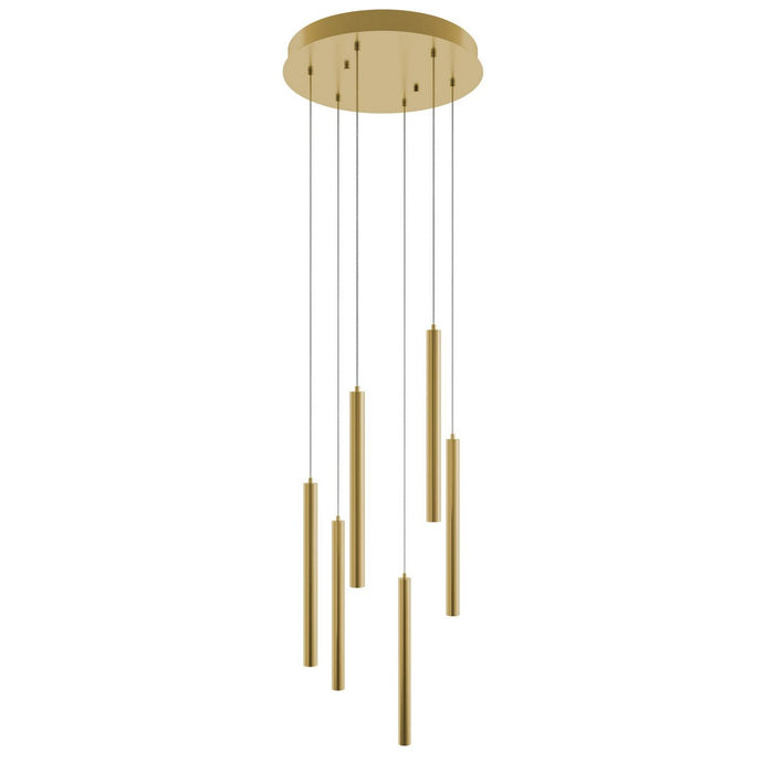 AFX Lighting - ELIP01L30UDSBRND6 - LED Pendant - Eli - Satin Brass