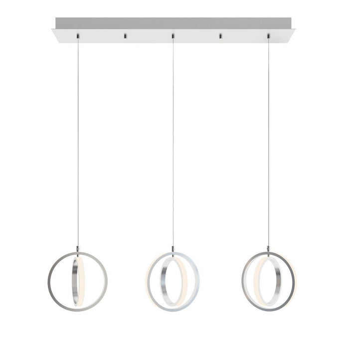 AFX Lighting - LCKP09L30D1SNLNR3 - LED Pendant - Lock - Satin Nickel