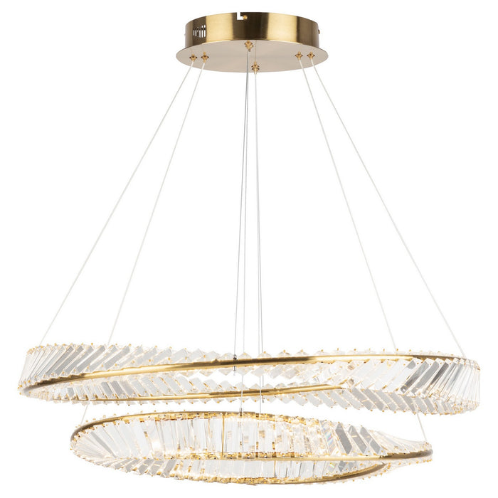 Artcraft - AC6723BB - LED Chandelier - Stella - Brushed Brass