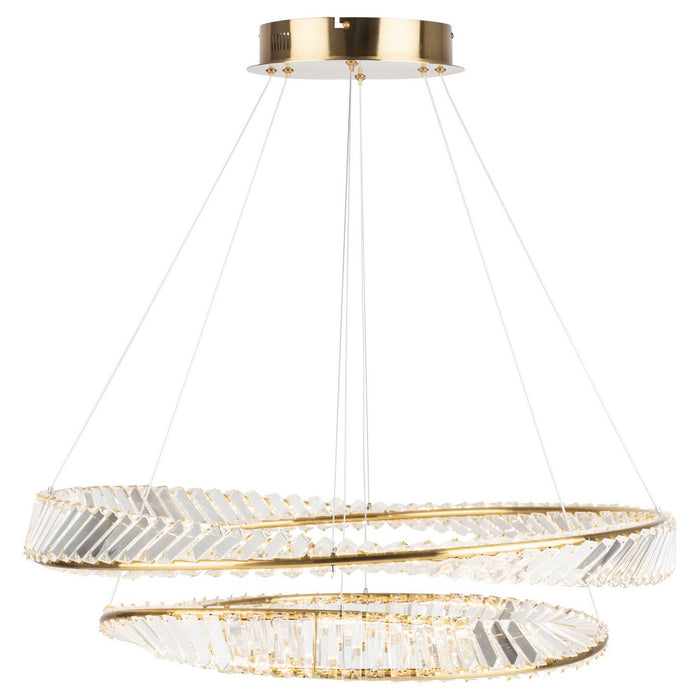 Artcraft - AC6723BB - LED Chandelier - Stella - Brushed Brass