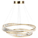 Artcraft - AC6723BB - LED Chandelier - Stella - Brushed Brass