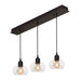 AFX Lighting - LNYP07MBBKLNR3 - Three Light Pendant - Laney - Black