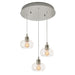 AFX Lighting - LNYP07MBSNRND3 - Three Light Pendant - Laney - Satin Nickel