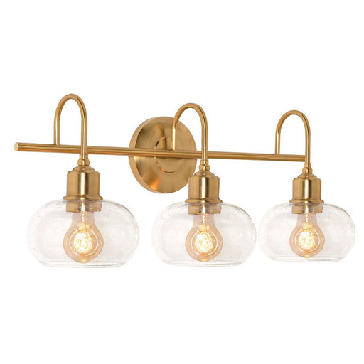 AFX Lighting - LNYV2410MBVG - Three Light Vanity - Laney - Vintage Gold