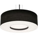 AFX Lighting - MCP3044MBBK-BK - Four Light Pendant - Montclair - Black