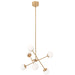 AFX Lighting - PRLP24L30D1SB - LED Pendant - Pearl - Satin Brass