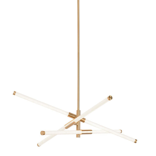 AFX Lighting - RSKP30L30D1SB - LED Pendant - Rusnak - Satin Brass