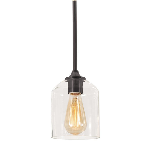 AFX Lighting - WMMP06MBBK - One Light Pendant - William - Black