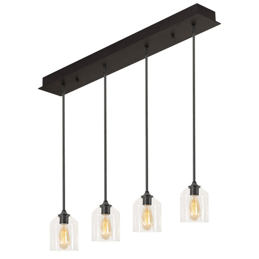 AFX Lighting - WMMP06MBBKLNR4 - Four Light Pendant - William - Black