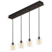 AFX Lighting - WMMP06MBBKLNR4 - Four Light Pendant - William - Black