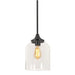 AFX Lighting - WMMP08MBBK - One Light Pendant - William - Black