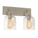 AFX Lighting - WMMV1511MBSN - Two Light Vanity - William - Satin Nickel