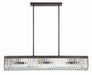 Crystorama - ALI-B2007-CZ - Six Light Chandelier - Alister - Charcoal Bronze