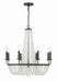 Crystorama - BLA-10668-MK - Eight Light Chandelier - Bella - Matte Black