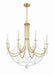 Crystorama - DEL-90808-AG - Eight Light Chandelier - Delilah - Aged Brass