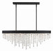 Crystorama - WIN-619-BF-CL-MWP - Eight Light Chandelier - Winham - Black Forged