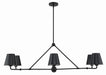 Crystorama - XAV-B9306-MK - Six Light Chandelier - Xavier - Matte Black