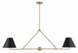 Crystorama - XAV-B9307-VG - Four Light Chandelier - Xavier - Vibrant Gold