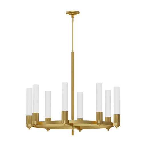 Alora - CH416108BG - Eight Light Chandelier - Rue - Brushed Gold