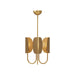 Alora - CH450715AG - Three Light Chandelier - Seno - Aged Gold