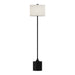 Alora - FL418761MBIL - One Light Floor Lamp - Issa - Matte Black/Ivory Linen