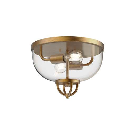 Alora - FM461102AG - Two Light Flush Mount - Lancaster - Aged Gold