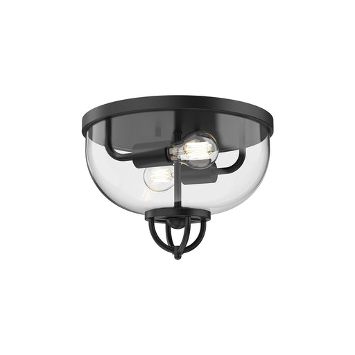 Alora - FM461102MB - Two Light Flush Mount - Lancaster - Matte Black