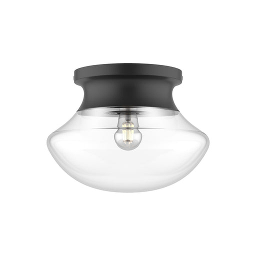 Alora - FM464012MB - One Light Flush Mount - Marcel - Matte Black