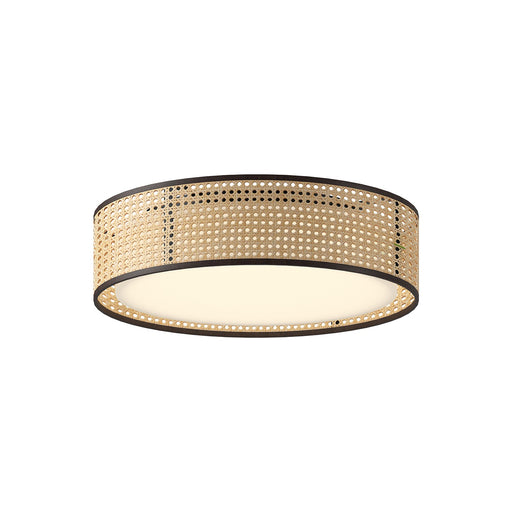 Alora - FM479016RB - LED Flush Mount - Lyla - Rattan