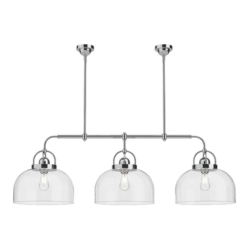 Alora - LP461155CH - Three Light Linear Pendant - Lancaster - Chrome