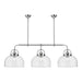 Alora - LP461155CH - Three Light Linear Pendant - Lancaster - Chrome