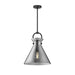 Alora - PD412514MBSM - One Light Pendant - Emerson - Matte Black/Smoked