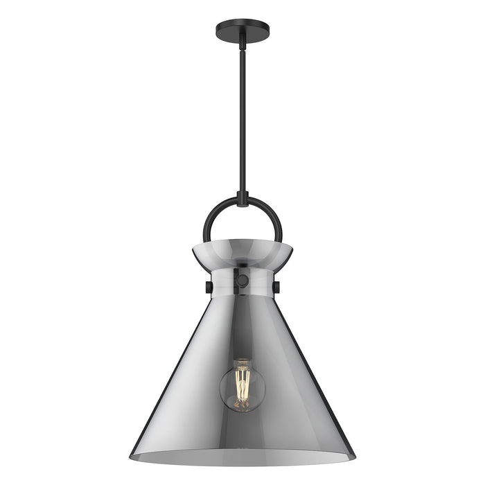 Alora - PD412518MBSM - One Light Pendant - Emerson - Matte Black/Smoked