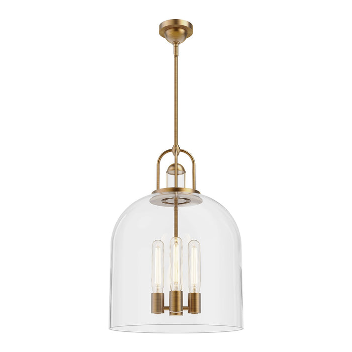 Alora - PD461104AG - Four Light Pendant - Lancaster - Aged Gold