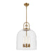 Alora - PD461104AG - Four Light Pendant - Lancaster - Aged Gold