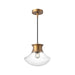 Alora - PD464012AG - One Light Pendant - Marcel - Aged Gold