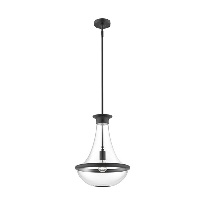 Alora - PD464014MB - One Light Pendant - Marcel - Matte Black