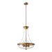 Alora - PD464018AG - Four Light Pendant - Marcel - Aged Gold