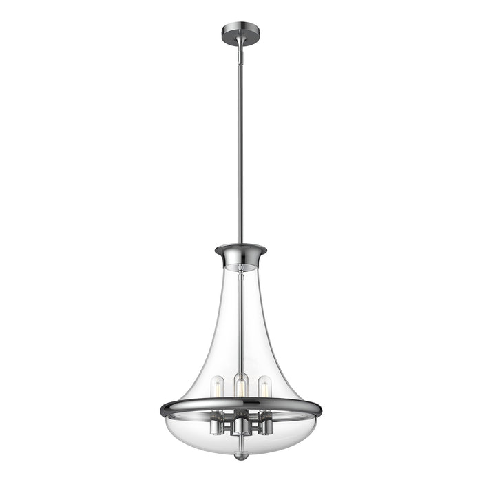 Alora - PD464018CH - Four Light Pendant - Marcel - Chrome