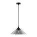 Alora - PD521015MBSM - One Light Pendant - Mauer - Matte Black/Smoked